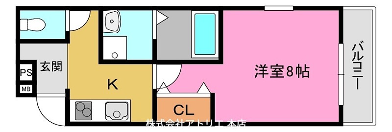 フジパレス吉田サウス 間取り図