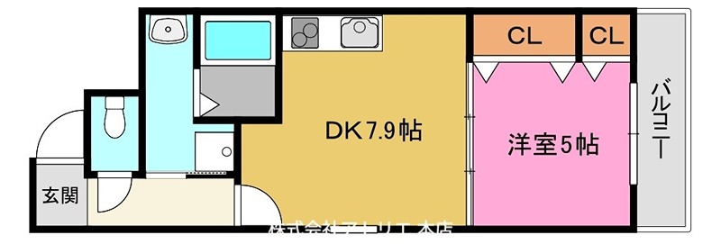 フジパレス吉田ノース 間取り図