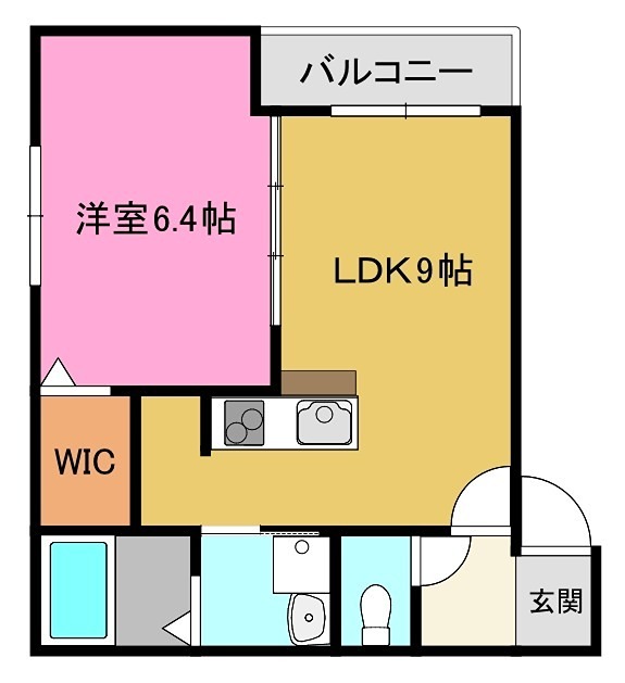 フジパレス吉田ノース 間取り図