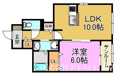 ビラカルロッタ 間取り図