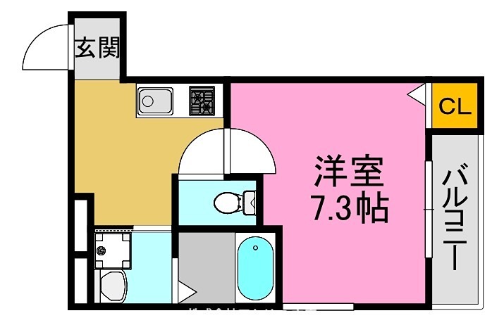 フジパレス長田ノース 間取り図