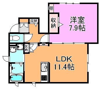 サンルイス高井田 間取り図