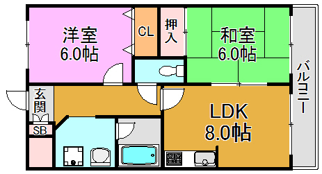 アネックスヒロ 間取り図