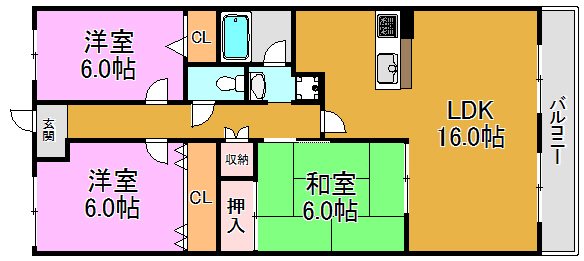 ブランチ913 間取り図
