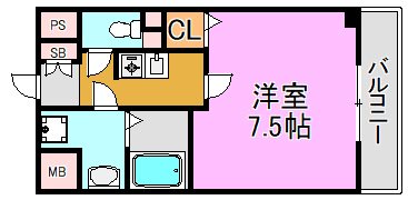 プラディオ徳庵セレニテ 間取り図