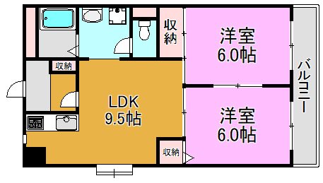 ラフォーレ高井田 間取り