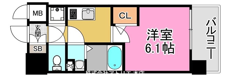 CREST TAPP 大阪EAST 間取り図
