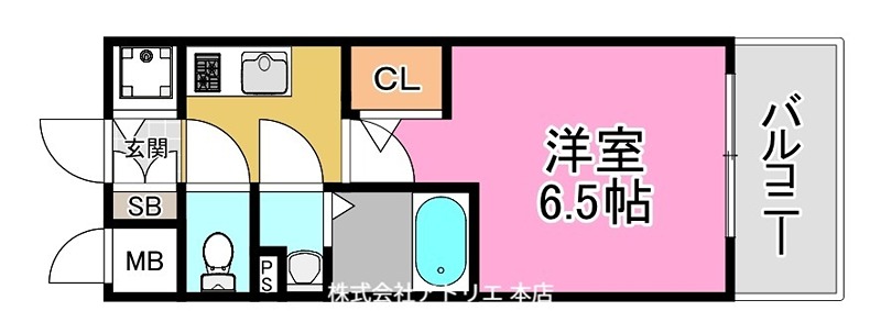 CREST TAPP 大阪EAST 間取り図