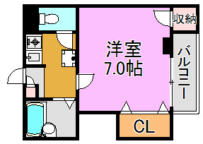 EAST　RESIDENCE　NAGATA 間取り