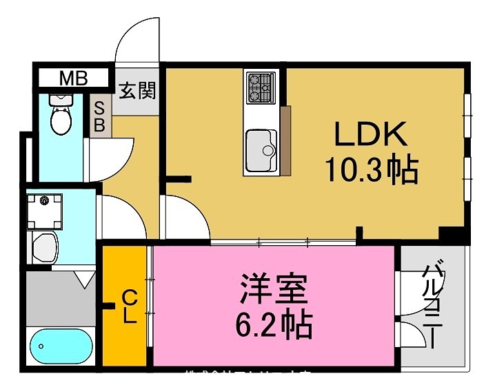 ラフィナート　ナガタ 間取り図