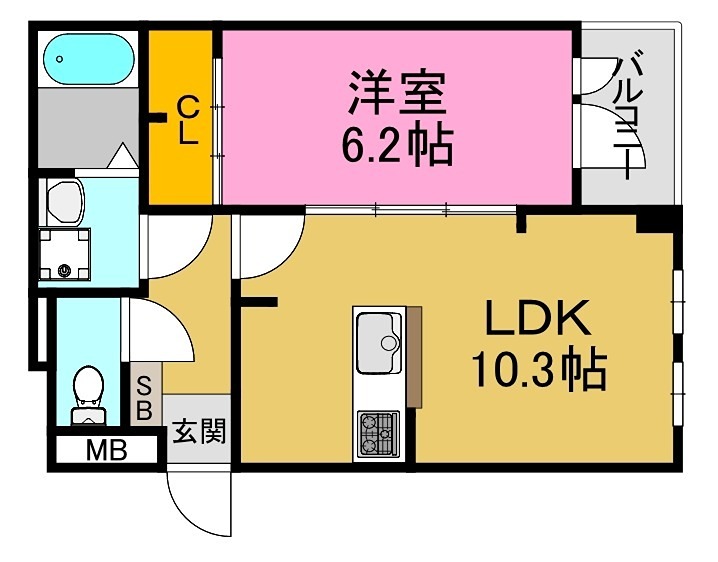ラフィナート　ナガタ 間取り図