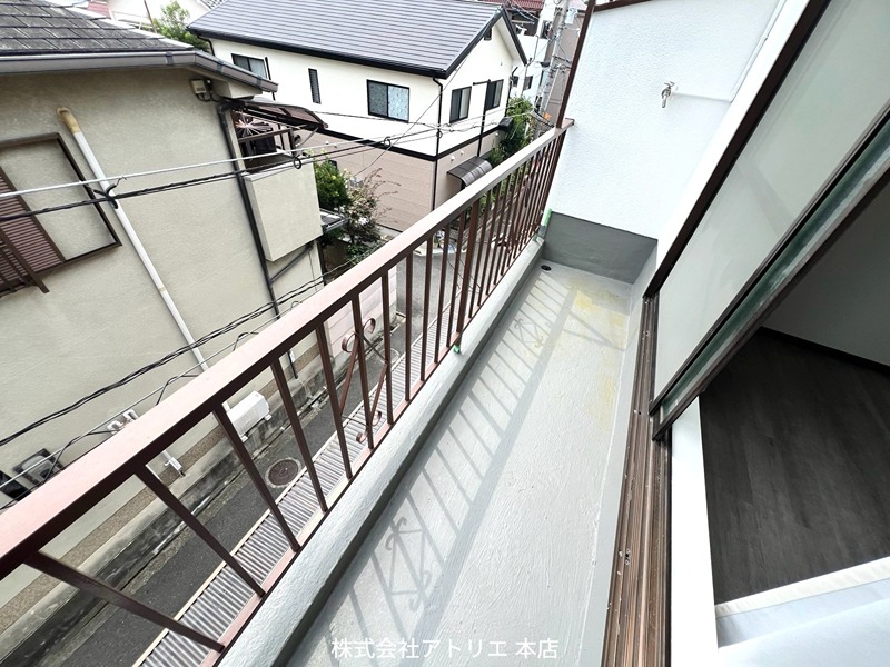森河内西2丁目貸家 ベランダ