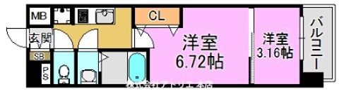 AELL OSAKA EAST 間取り図
