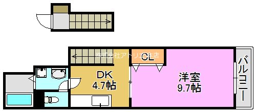 アーク島之内 間取り図