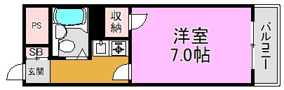 サニーヴェルデ田中 間取り図