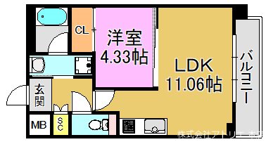 プレジオ荒本新町 間取り図