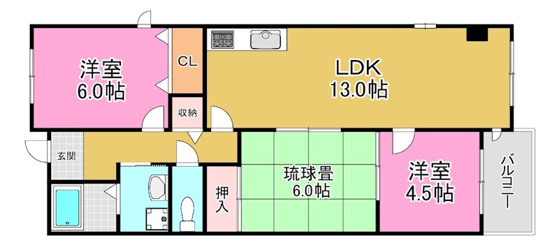 リストラフェイス 間取り図