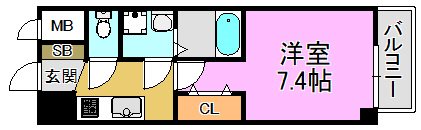 S-RESIDENCE高井田Central 間取り