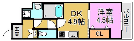 GARDENIA高井田 間取り