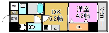 GARDENIA高井田 間取り