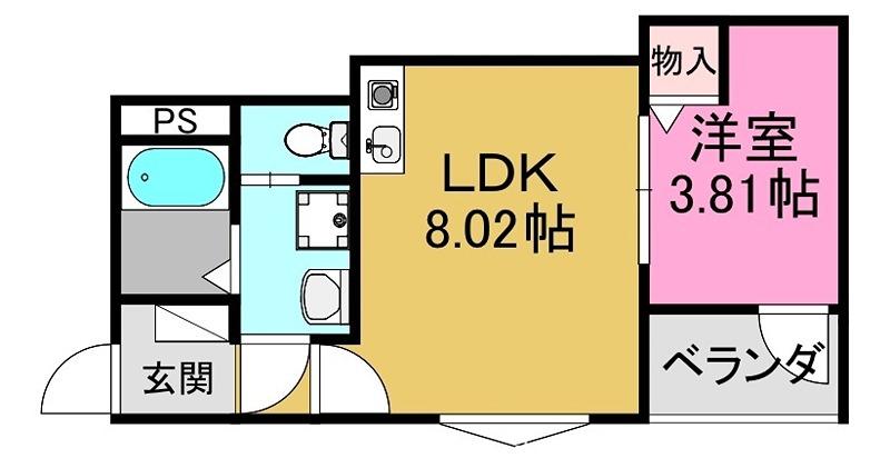仮称)諏訪１丁目共同住宅 間取り