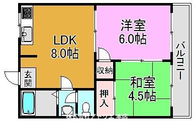 第二コーポ春日荘 間取り