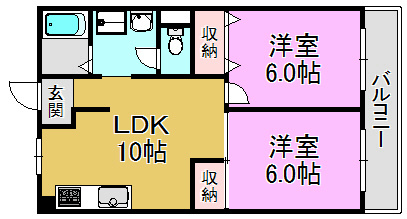 サンライズ長田 間取り