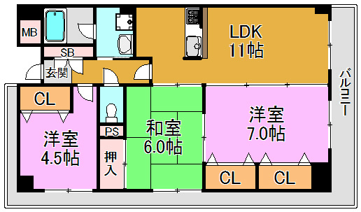 アンソレイエ 間取り
