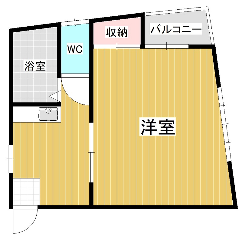 サンビューササヒラ 間取り