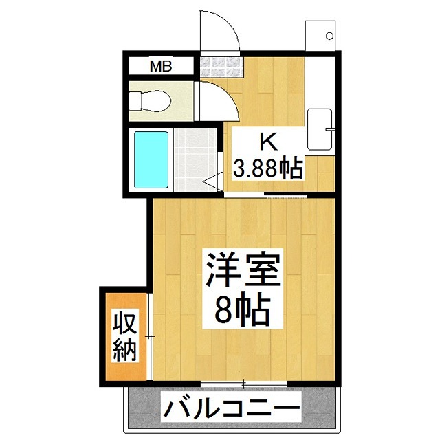 ミルキーウェイ　Ａ棟 間取り