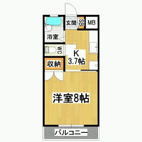 ガーデンパレス・Ｋ 間取り