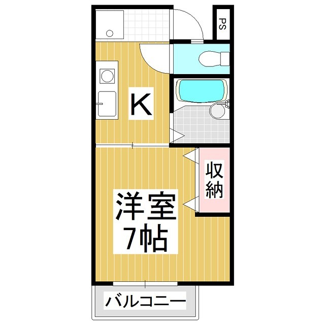 グローリーハイツ　Ａ・Ｂ棟 間取り