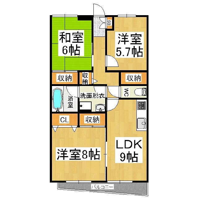 リッツガーデン惣社 間取り