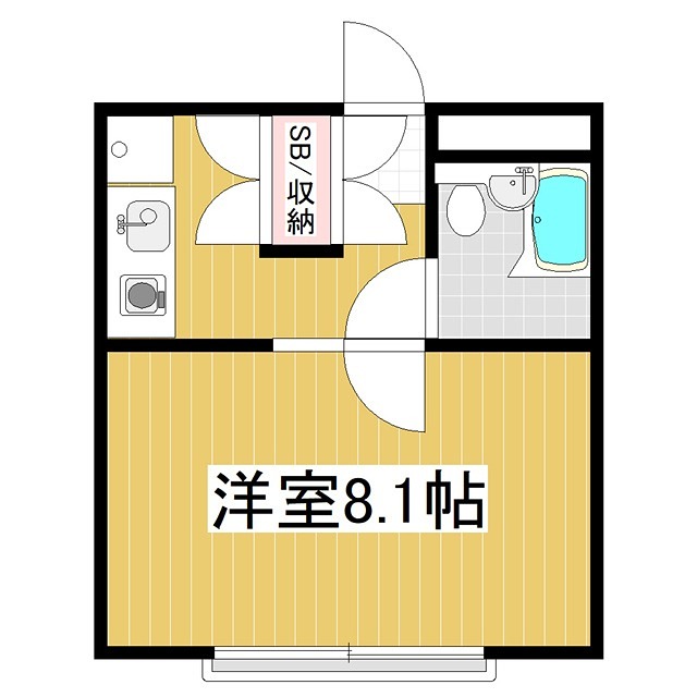 メゾン蟻ヶ崎 間取り