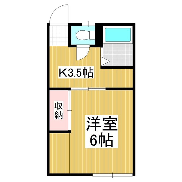ＤＳハイツ沢村　南 間取り