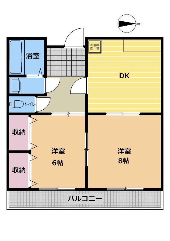 第２フラット久世 間取り