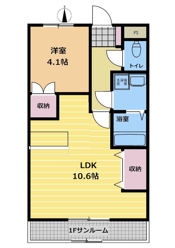 サンリバー正木 間取り
