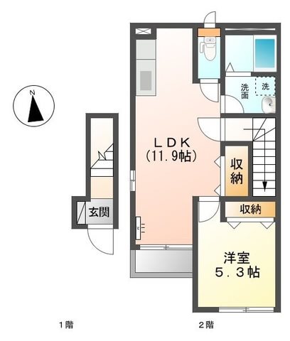エスポワールＨ・Ｓ・Ａ 間取り