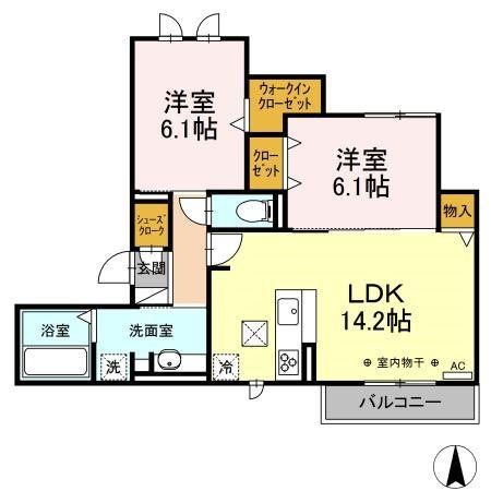 コンフォール則武 間取り