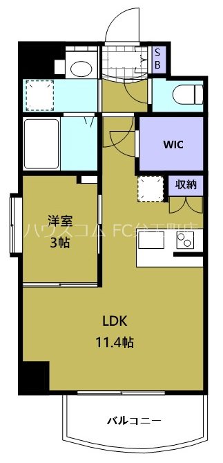 マリンズ弁天町　 間取り