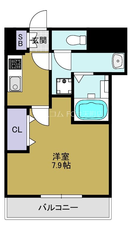 セオリー大阪ベイシティ 間取り