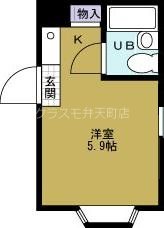 グリシーヌ弁天町　 間取り