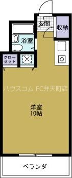ガーデン弁天町　 間取り