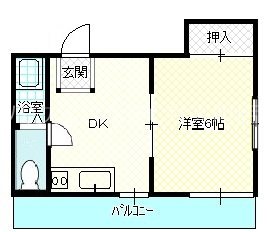宇都宮ハイツ　 間取り