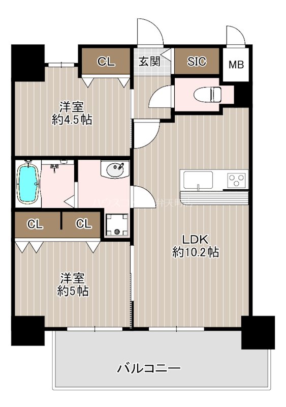 Louis Residence 弁天町 間取り