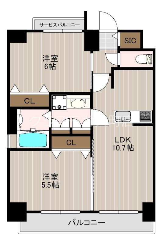 ベイサイドパークOSAKAサウスレジデンシス　 間取り