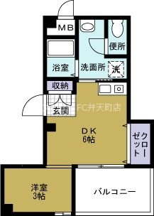 サンパレス弁天　 間取り
