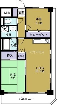 グランドヴィラ三先 間取り