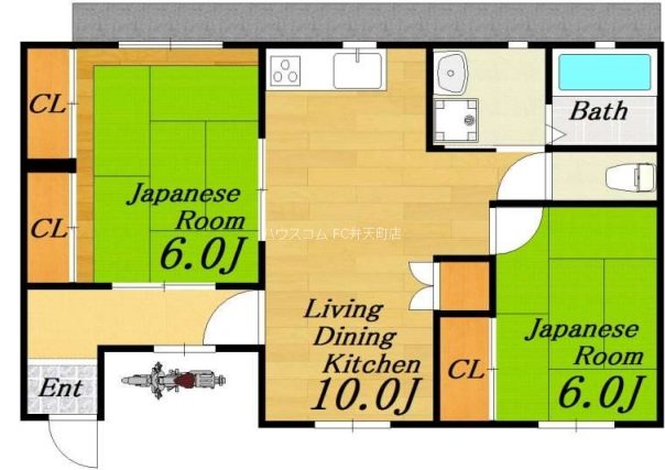 港区市岡2丁目戸建 間取り