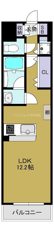 スプランディッド大阪ベイサイドDUE 間取り